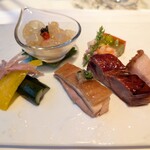 307516170 - 広東式焼き物前菜盛り合わせ