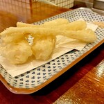 富岡一丁目の夕陽 - 20250703イカとエシャロットの天ぷら980円