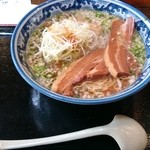 紺のれん - ねぎ豚醤油ラーメン大盛り