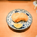 東麻布 天本 - マナガツオフリット