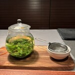 Saucer - フレッシュハーブティー　お代わりもいただきました