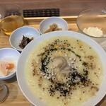 火鍋三田 薬膳なつめ - ホタテとうもろこし　黄色の薬膳粥　～ハトムギとデュカスパイス添え～
