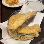 手打ちうどん　 いしづか - 薩摩芋と南瓜の天ぷら