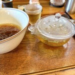Ramen FeeL - いつも撮り忘れてしまう出汁割り！　いつも最後を〆てくれる欠かせないアイテム♪(๑ᴖ◡ᴖ๑)♪