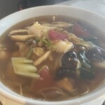 中國料理 花梨 - 彩り五目あんかけ汁そば