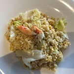 中國料理 花梨 - ズワイ蟹とレタスのチャーハン