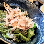 鶏串割烹 和 - オクラめかぶ(これも弱いなぁ)