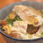 とんかつ河 - 断面