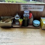 うどん 讃香 - 卓上