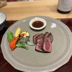 肉料理ふくなが - 近江牛のランプステーキ