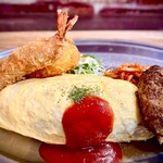 キッチン あずま - ・洋食オムライスプレート
      ・トッピング：カニコロ