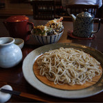 石臼挽き手打そば洸庵　満月 - 平日限定ランチ ざるそば＆ミニ天丼