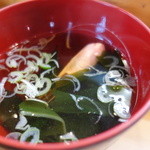 ひょうたん寿司 - お寿司屋らしい、海老の出汁と塩で演出♪