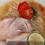 麺家 たけ田 - 冷し塩らぁめんアップ