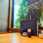 やぶ善 - 本日も窓際の席で。