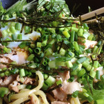 キブン、デ、、サチオ - 2014年9月
      Oi!ラーメン企画
      夏バテ解消麺
      豚 TON とろろまぜ冷やっし
      
      太麺version