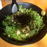 キブン、デ、、サチオ - 2014年9月
      Oi!ラーメン企画
      夏バテ解消麺
      豚 TON とろろまぜ冷やっし
      
      太麺version