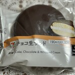 セブンイレブン 福島笹木野立田店 - チョコ生サンド（190円）