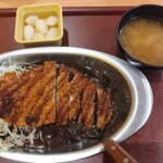 ゴーゴーカレー - 朝定食，ロースカツ