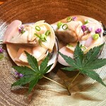 季節料理 よし野 - 焼きハマグリ