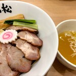 麺屋くろ松 - 和えつけ麺（塩）＋炭焼きチャーシュー