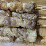 炭火やきとり 鳥信 - もも塩焼き5本