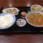 鳥居食堂 - 豚汁定食
            ６００円