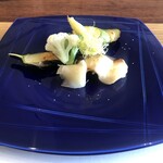 手料理  嘉文 - 郡山ブランド野菜佐助ナスの田楽/鮃の幽庵焼き　アップ