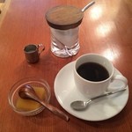 CHIBIKURO-SAMBO - 食後のコーヒー、柑橘ゼリー。美味しかったです。