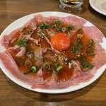 酒彩さいち - 炙りユッケ