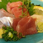 すし酒場 握わい - 上刺身五点盛り(一人前)＠アップ