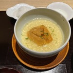 天ぷら 好日 - ウニの冷製茶碗蒸し