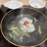 天ぷら 好日 - ハモ　じゅんさい