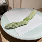 天ぷら 好日 - アスパラガス