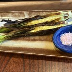 海鮮酒場わんす - 穂つきヤングコーン焼800円