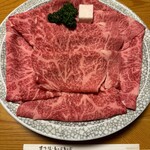 鳥勝牛肉店 - 米沢牛すき焼き ¥4,200