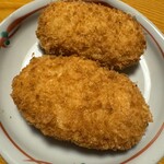 鳥勝牛肉店 - メンチカツ