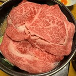 鳥勝牛肉店 - 米沢牛すき焼き ¥4,200
