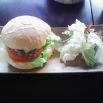 クリーミーチーズきのこバーガー