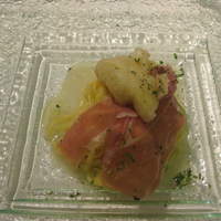 DINING ROOM IN THE MAIKO - イチジクと生ハムの冷製パスタ
