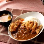 Kushikatsu To Osake Dengana - 大人気！！ジャンボチキンカツカレー☆