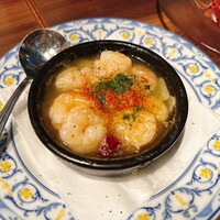 ミゲル フアニ 新宿タカシマヤ タイムズスクエア店 - 海老のアヒージョ