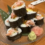 はなの舞 - かにといくらのこぼれ巻き寿司