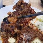 松屋 - 国産雪国育ち厚切りWトンテキ定食シャリアピンソース　¥2,380-