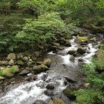 ゆと森倶楽部 - 宿泊者用 露天風呂脇の川