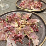 Mr.Porcino - 胡麻鯖のカルパッチョ