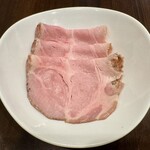 創作麺工房 鳴龍 - 薄切りチャーシュー　¥300