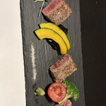 天毬 - 牛ロースの炙り焼き