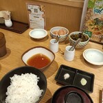 博多天ぷら やまや - 天つゆと塩2種類