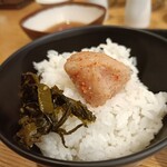 博多天ぷら やまや - ごはんはおかわりできて、量もお願いできます